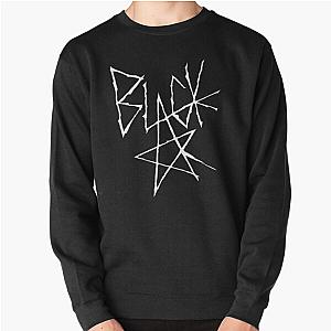 Soul Eater Sweatshirts - Soul eater - Black Star Signature (White) Pullover Sweatshirt RB1204