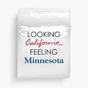 Looking California Feeling Minnesota, Outshined by Soundgarden Duvet Cover