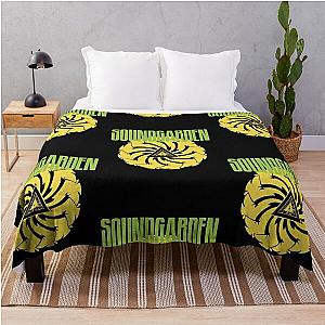 Soundgarden - BadMotorFinger YellowGreen Throw Blanket