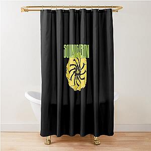 Soundgarden - BadMotorFinger YellowGreen Shower Curtain