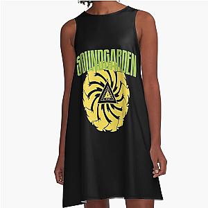 Soundgarden - BadMotorFinger YellowGreen A-Line Dress