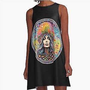 Mystical Luminescence of My Sensuous Shroom Soundgarden A-Line Dress