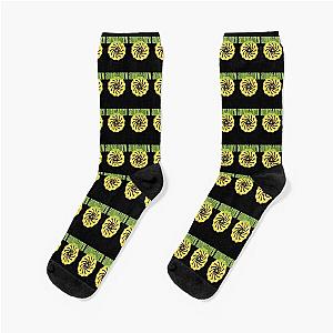 Soundgarden - BadMotorFinger YellowGreen Socks