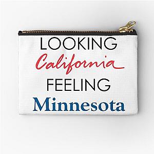 Looking California Feeling Minnesota, Outshined by Soundgarden Zipper Pouch