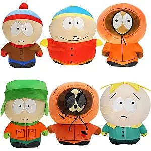 18-20cm Set 6pcs South Park Characters Stuffed Toy Plush