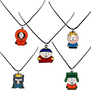 Cartoon South Park Characters Pendant Model Toys Necklace