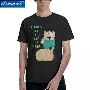 South Park Randy Marsh Huge Lady My Eyes Are Up Here Cartoon T-shirts