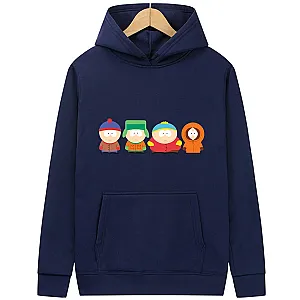 South Park Cartoon Cute Characters Women Fleece Hooded Sweatshirts
