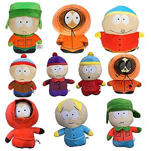 18cm - 20cm South Park Cartoon Characters Stan Kyle Kenny Cartman Plush