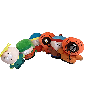 10-20cm South Park Cartoon Characters Boys Keychain Soft Toy Plush