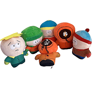 10cm South Park Cartoon Characters Stuffed Toy Keychain