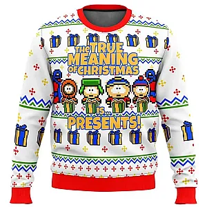 South Park Ugly Christmas The True Meaning Of Christmas Presents Sweatshirt