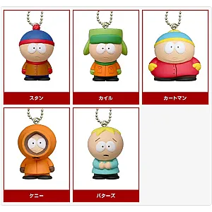 South Park Cartoon Enamel Dolls Keychains