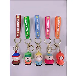 South Park Cartoon Figure Doll Keychains