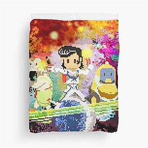 Space Dandy Pixel art Duvet Cover