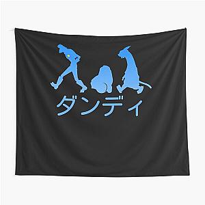 Space Dandy Silhouette Dandy(Blue) Tapestry