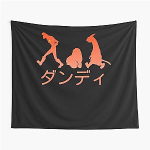 Space Dandy Silhouette Dandy(Orange) Classic  Tapestry