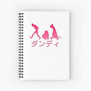 Space Dandy Silhouette "Dandy" (Pink) Spiral Notebook