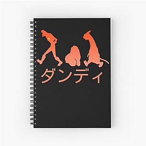 Space Dandy Silhouette Dandy(Orange) Classic  Spiral Notebook