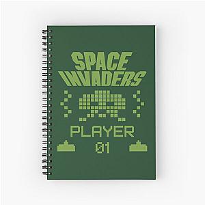 Space Invaders Spiral Notebook