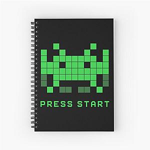 Space Invaders Spiral Notebook