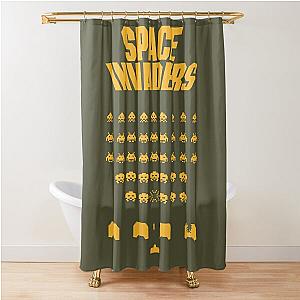 Space Invaders Shower Curtain