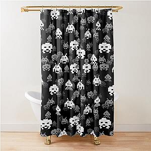 Space Invaders Shower Curtain