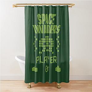 Space Invaders Shower Curtain