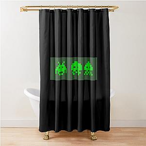 Space Invaders Shower Curtain