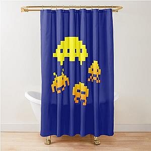 Space Invaders Shower Curtain