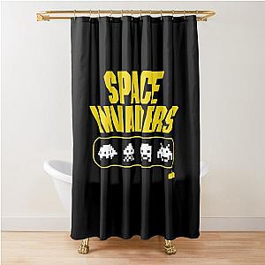 Space Invaders Shower Curtain