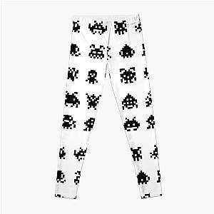 Space Invaders Patterns 8 Bit Leggings