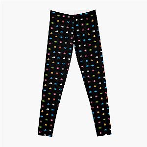 Space Invaders 002 (Rainbow) Leggings