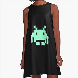 Space Invaders A-Line Dress