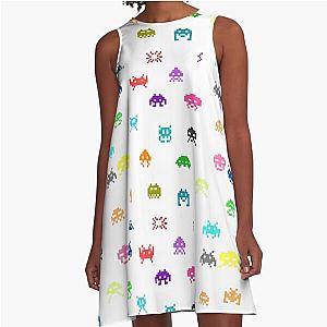 Space invaders collection  A-Line Dress