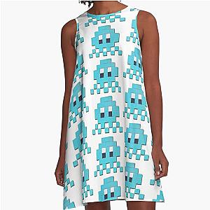 SPACE INVADERS A-Line Dress