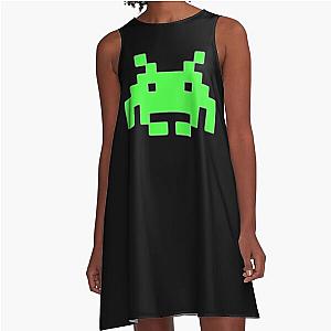 SPACE INVADERS A-Line Dress