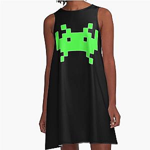 SPACE INVADERS A-Line Dress