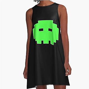 SPACE INVADERS A-Line Dress