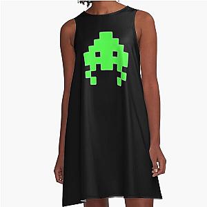 SPACE INVADERS A-Line Dress