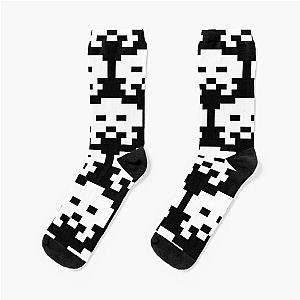 Space invaders pattern Socks