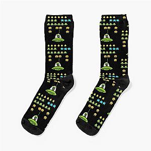 SPACE INVADERS VS MARTIAN Socks