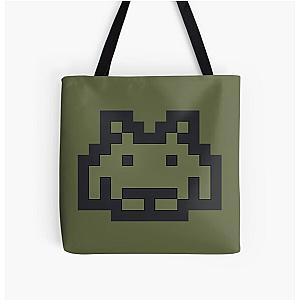 Space Invaders All Over Print Tote Bag