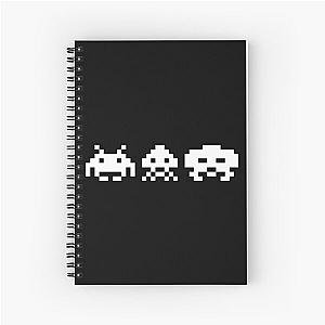 Space Invaders Spiral Notebook