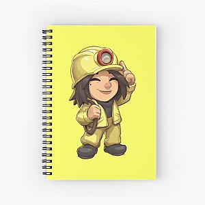 Tina Flan - Spelunky 2 Spiral Notebook