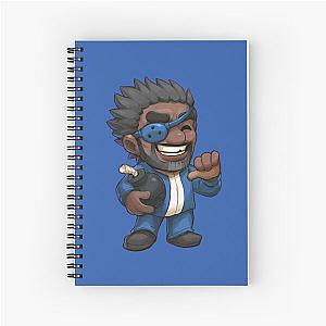 Manfred Tunnel - Spelunky 2 Spiral Notebook