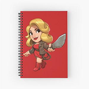 Demi Von Diamonds - Spelunky 2 Spiral Notebook