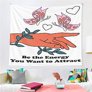 Spencer Barbosa Merch Be The Energy You Want To Attract Tapestry Premium Merch Store