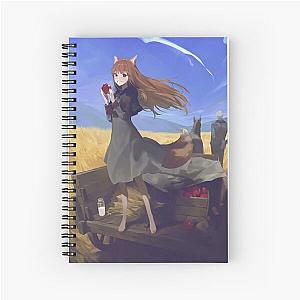 Holo Spice and Wolf Artwork For Otaku Spiral Notebook