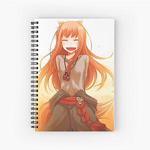 Horo Spice and Wolf Spiral Notebook